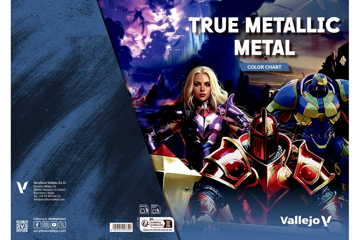 Color chart: True Metallic Metal